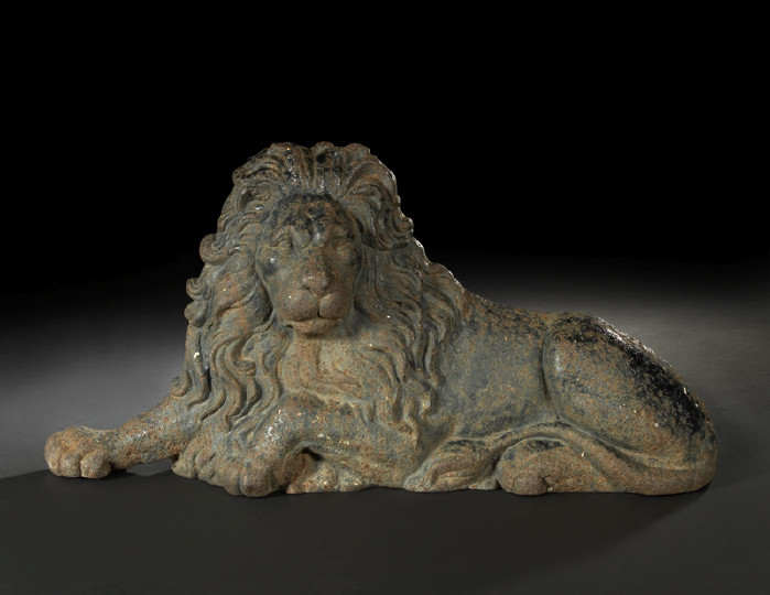 Large English Cast-Iron Relief