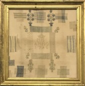 Large English darning sampler