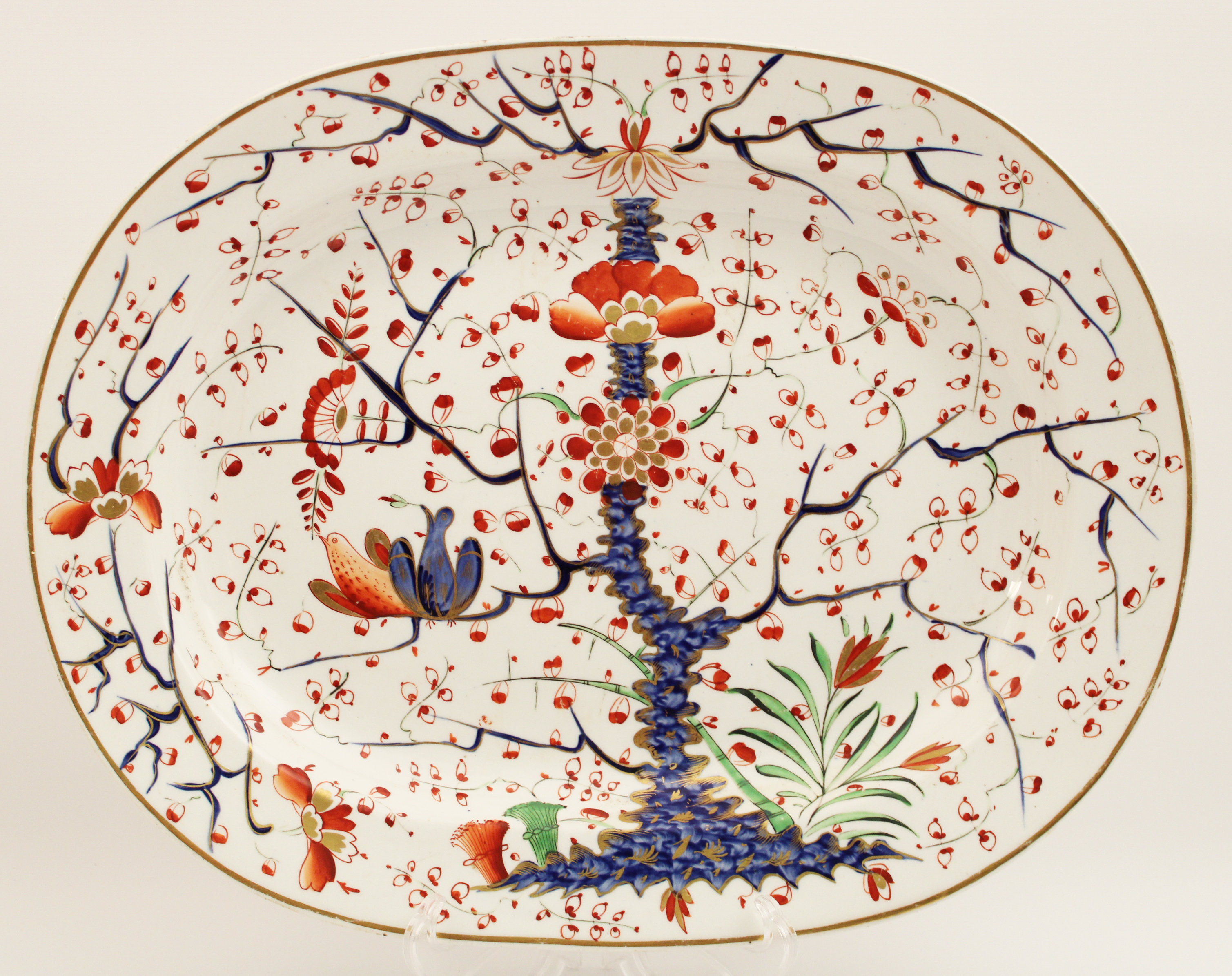LARGE ENGLISH EARLY DERBY IMARI