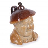 LARGE ENGLISH FIGURAL MAN IN T