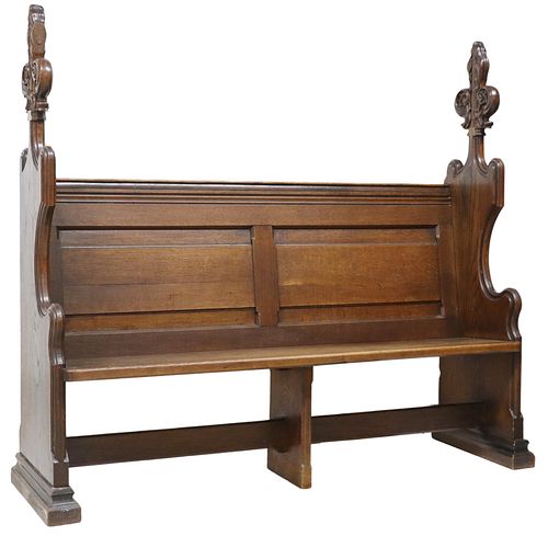 LARGE ENGLISH GOTHIC REVIVAL CARVED