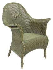 LARGE ENGLISH GREEN WOVEN WICK