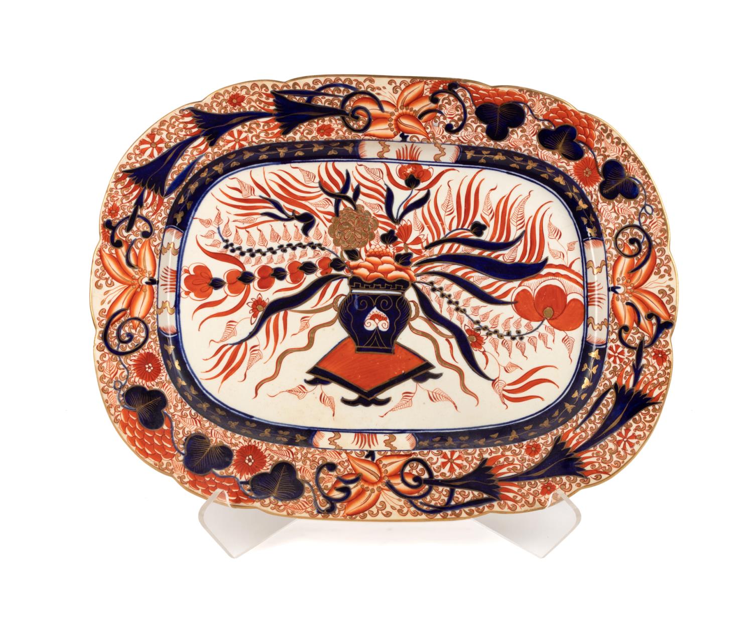 LARGE ENGLISH IMARI PALETTE