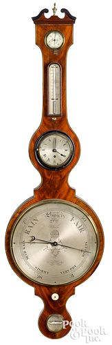 LARGE ENGLISH MAHOGANY BANJO