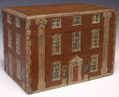 LARGE ENGLISH PAINT-DECORATED
