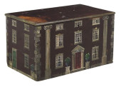 LARGE ENGLISH PAINT-DECORATED