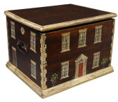 LARGE ENGLISH PAINT-DECORATED