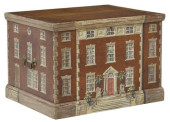 LARGE ENGLISH PAINT-DECORATED