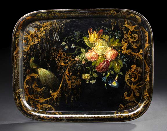 Large English Polychromed and