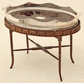 LARGE ENGLISH SILVER PLATE AND