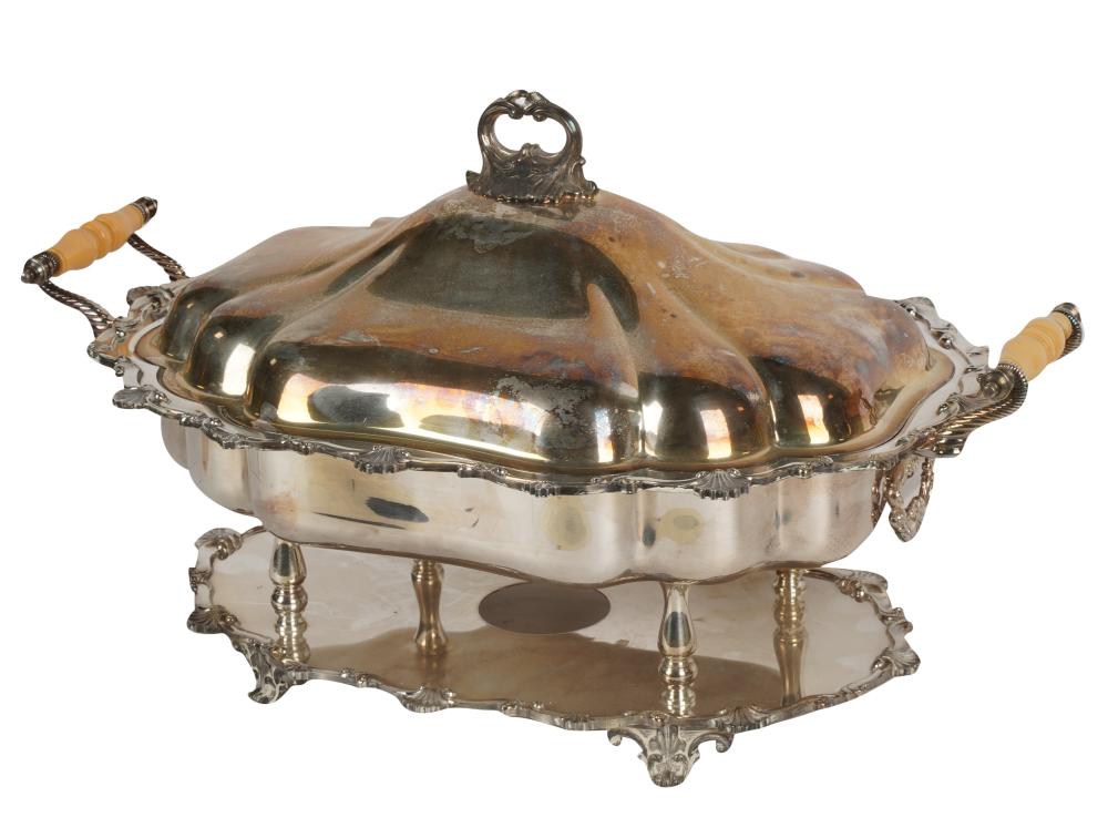 LARGE ENGLISH SILVER-PLATE
