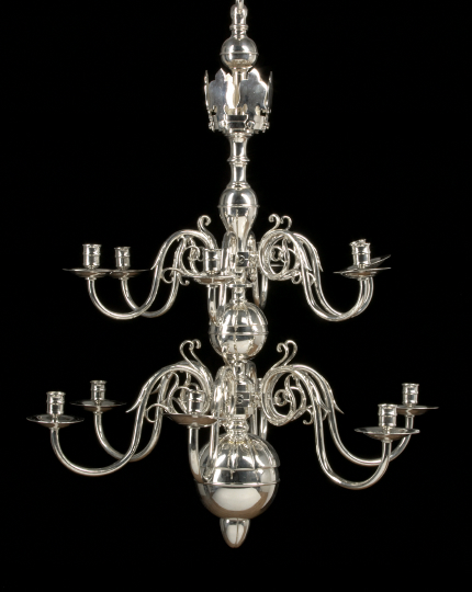 Large English Silverplated Brass