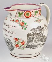 LARGE ENGLISH STAFFORDSHIRE PE