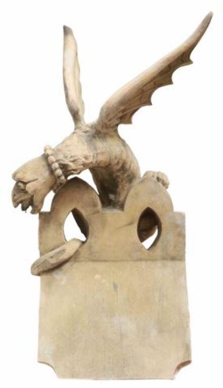 LARGE ENGLISH WINGED DRAGON ROOF