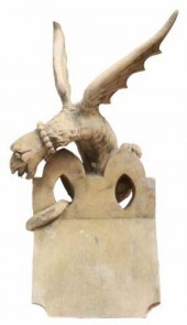 LARGE ENGLISH WINGED DRAGON RO