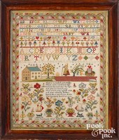 LARGE ENGLISH WOOL ON LINEN SA