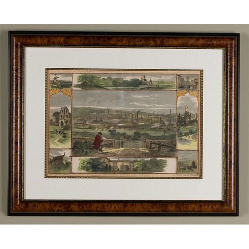 LARGE ENGRAVED PRINT, THE QUEEN'S