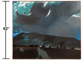 LARGE ERIC AHO 'SNOW CLOUD' OI