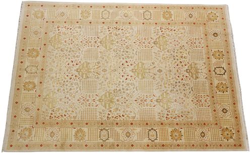 LARGE ESTATE HAND-TIED RUG,