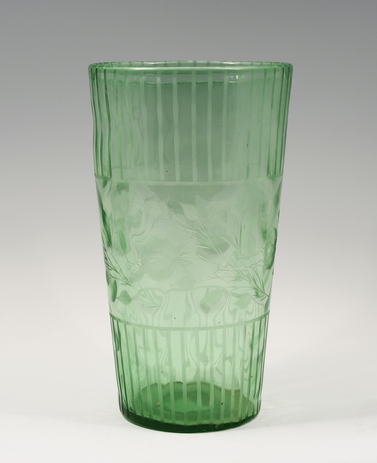 LARGE ETCHED VASELINE / URANIUM