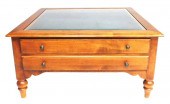 LARGE ETHAN ALLEN SQUARE VITRI