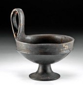 LARGE ETRUSCAN BLACKWARE KYATH