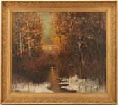 LARGE EUROPEAN SCHOOL SIGNED O