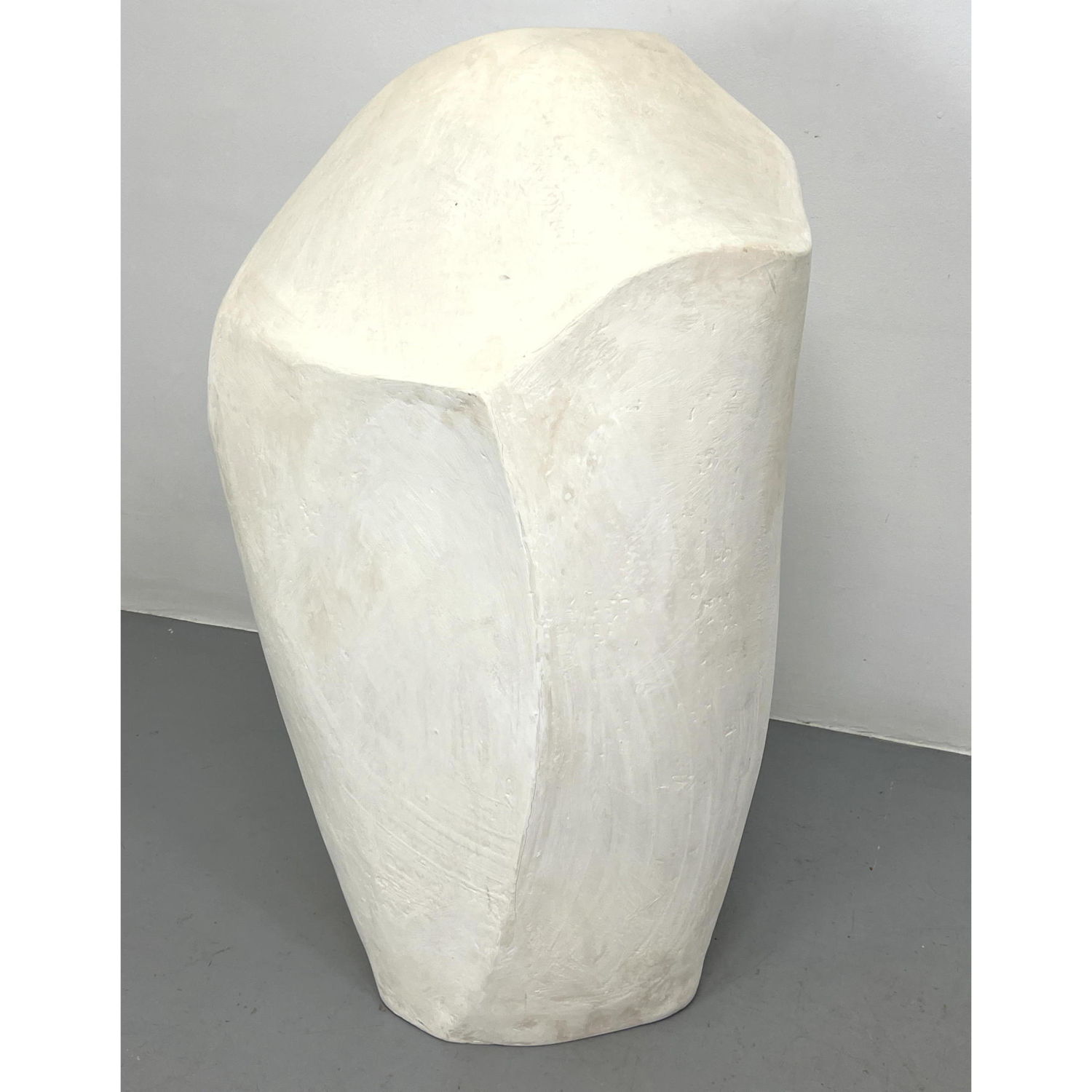 Large Faceted Abstract Form Plaster