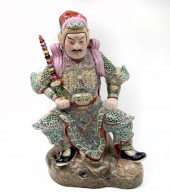 LARGE FAMILLE ROSE FIGURE IN B