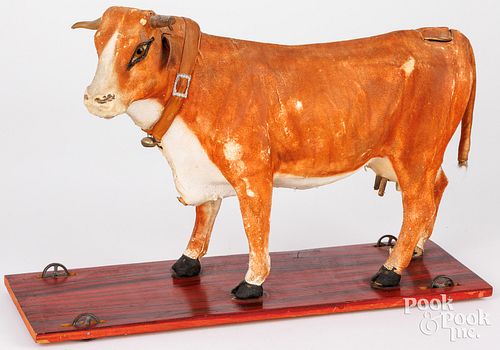 LARGE FAO SCHWARZ MILK COW PLATFORM