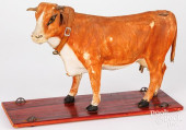 LARGE FAO SCHWARZ MILK COW PLA