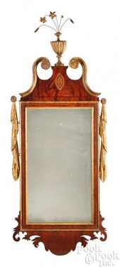 LARGE FEDERAL INLAID MAHOGANY
