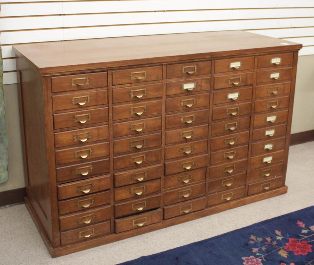 LARGE FIFTY-DRAWER FILE