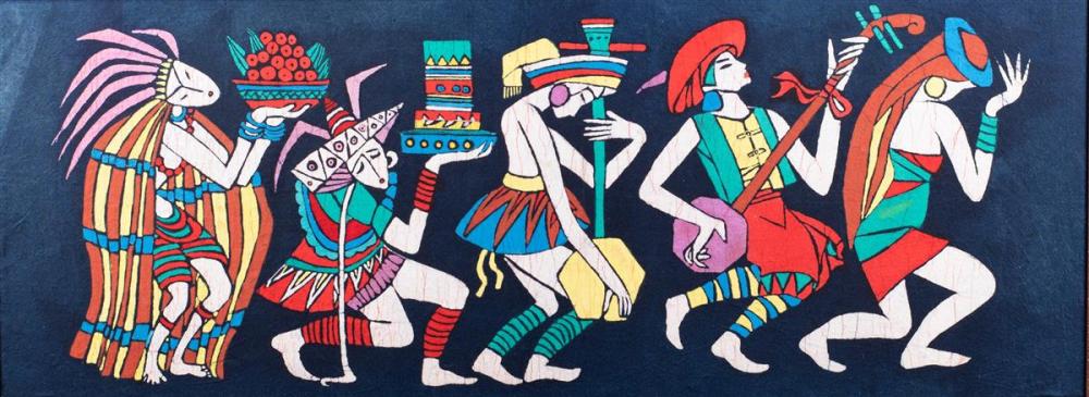 , LARGE FIGURAL COMPOSITION,