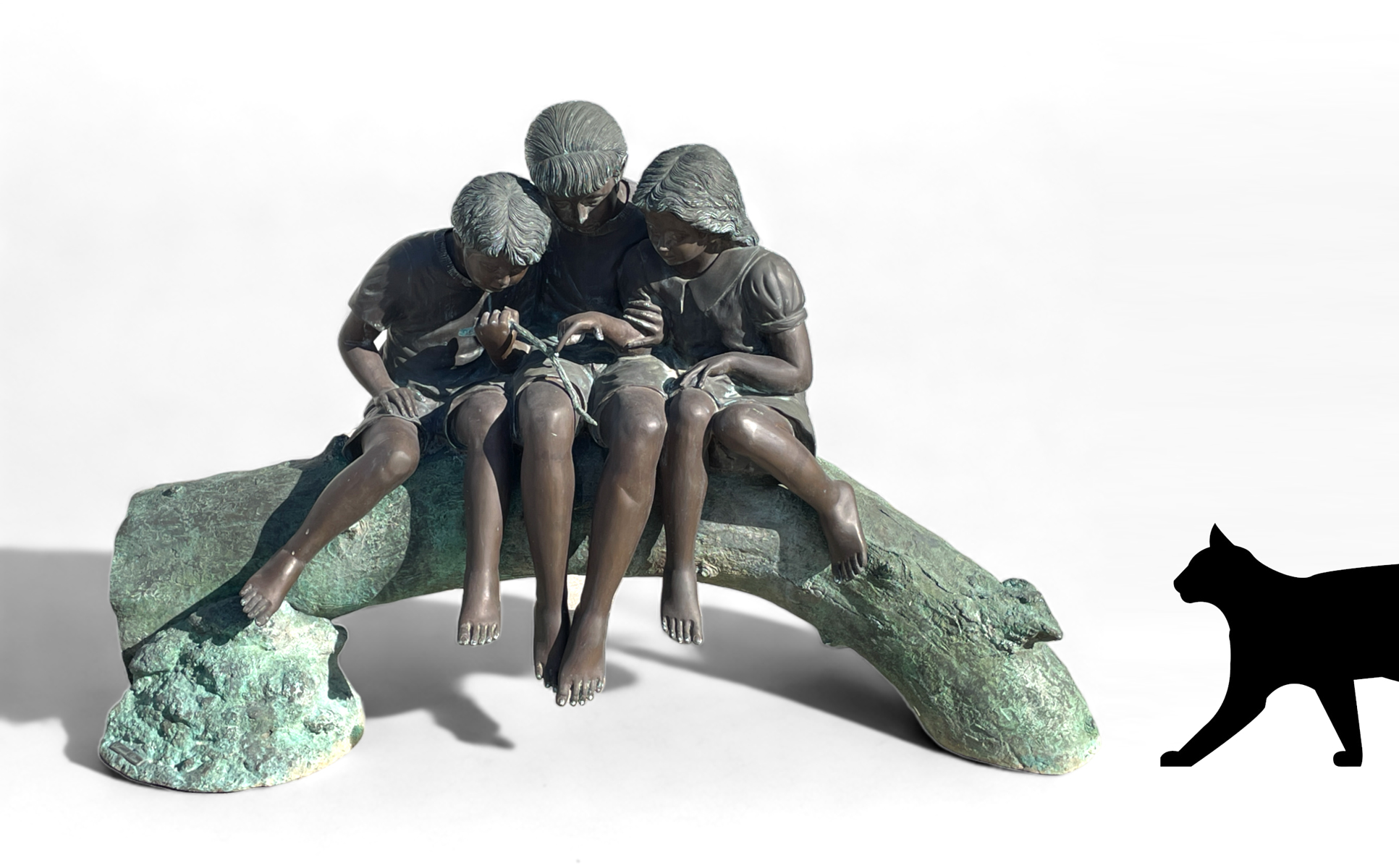 LARGE FIGURAL GARDEN SCULPTURE: