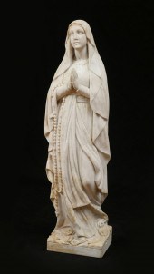 LARGE FINE CARRARA MARBLE SCUL