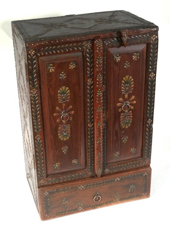 LARGE FOLK ART PAINTED WOOD