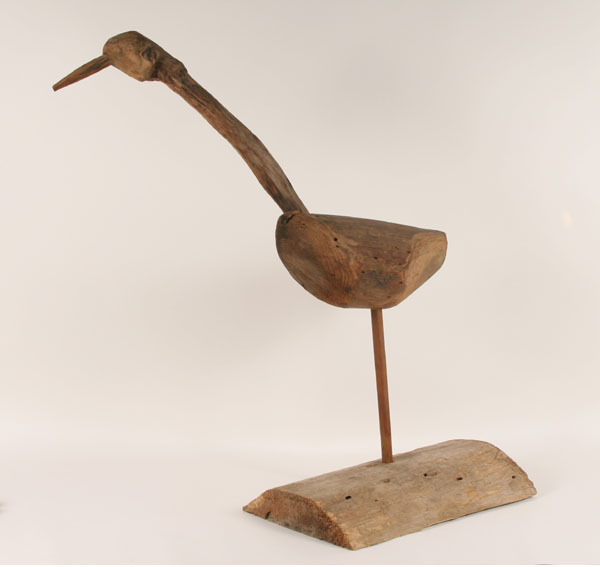 Large folk art primitive carved