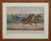 Large framed and matted Currie