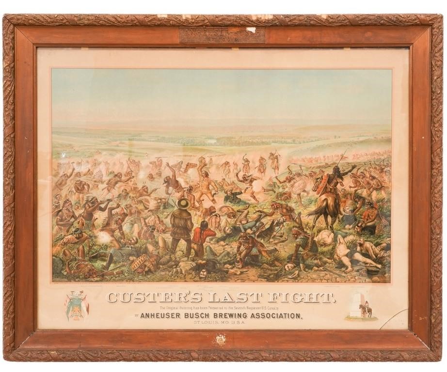 Large framed and matted