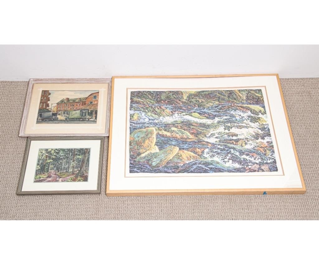 Large framed and matted