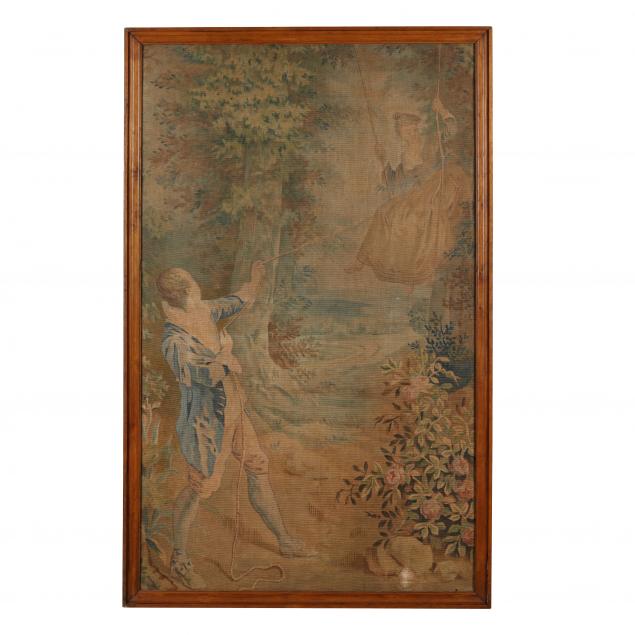 LARGE FRAMED ANTIQUE PAINTED