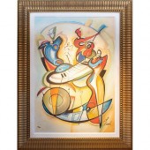 LARGE FRAMED COLOR GICLEE PRIN