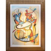 LARGE FRAMED COLOR GICLEE PRIN