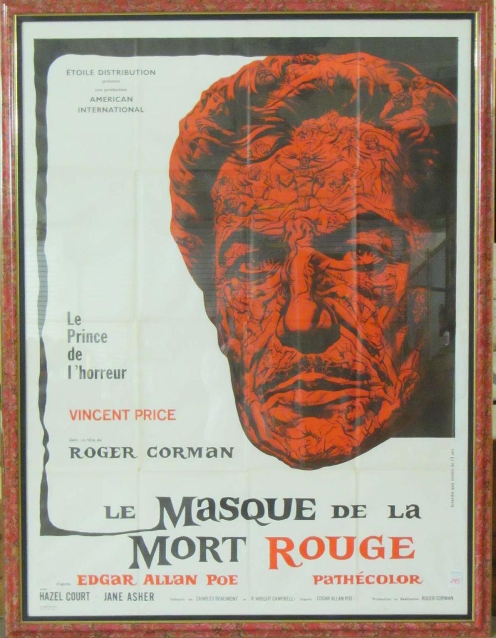 LARGE FRAMED MOVIE POSTER, "LE