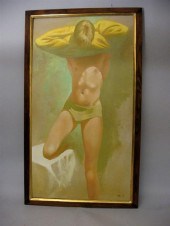 Large framed Oil on Canvas of