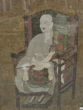 LARGE FRAMED RARE SINO-KOREAN