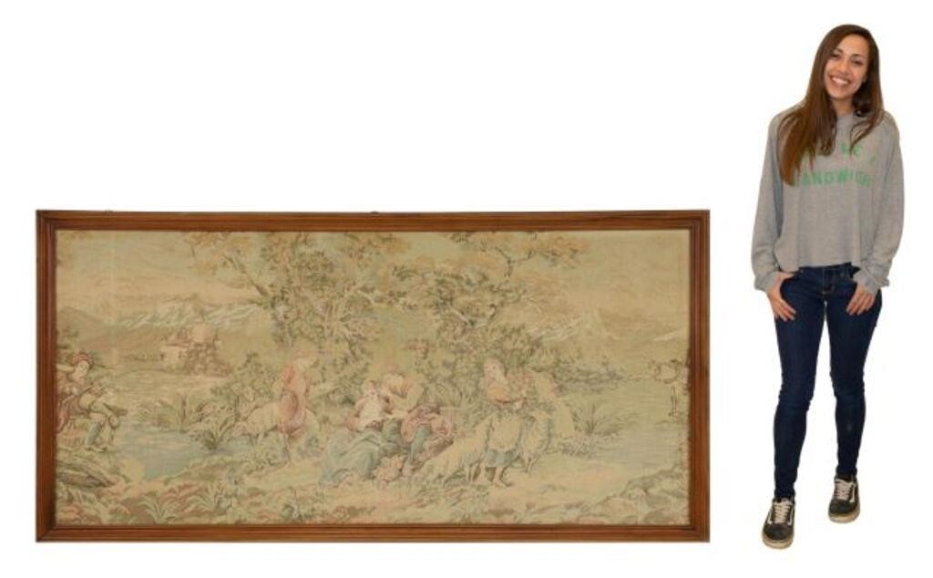 LARGE FRAMED ROCOCO STYLE WALL
