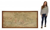 LARGE FRAMED ROCOCO STYLE WALL