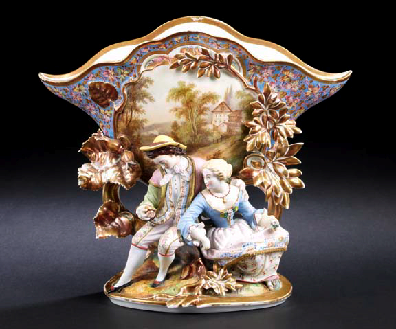 Large Franco-Bohemian Richly Gilded
